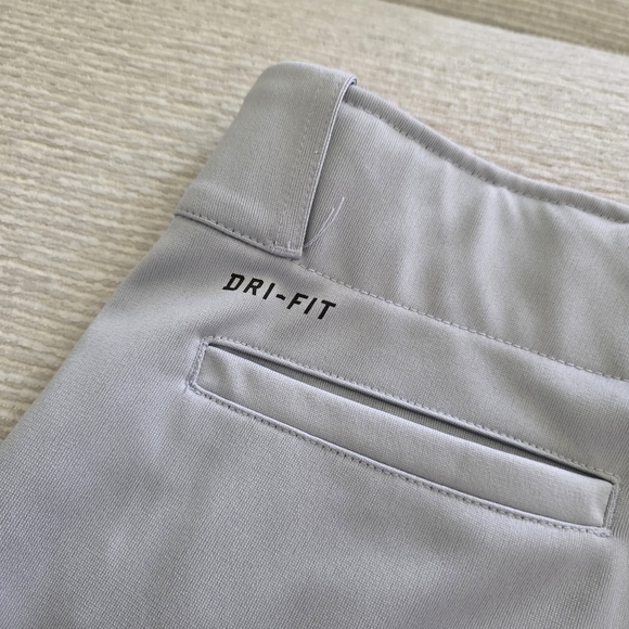 NIKE Baseball Men's Gray Pants with Red Accents Size M - Picture 6 of 12